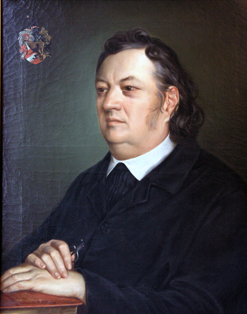 Dr. Justinus von Kerner im Jahre 1852