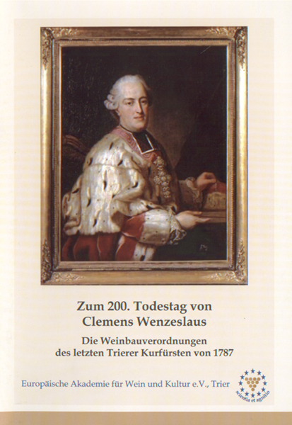 Zum 200. Todestag von Clemens Wenzeslaus