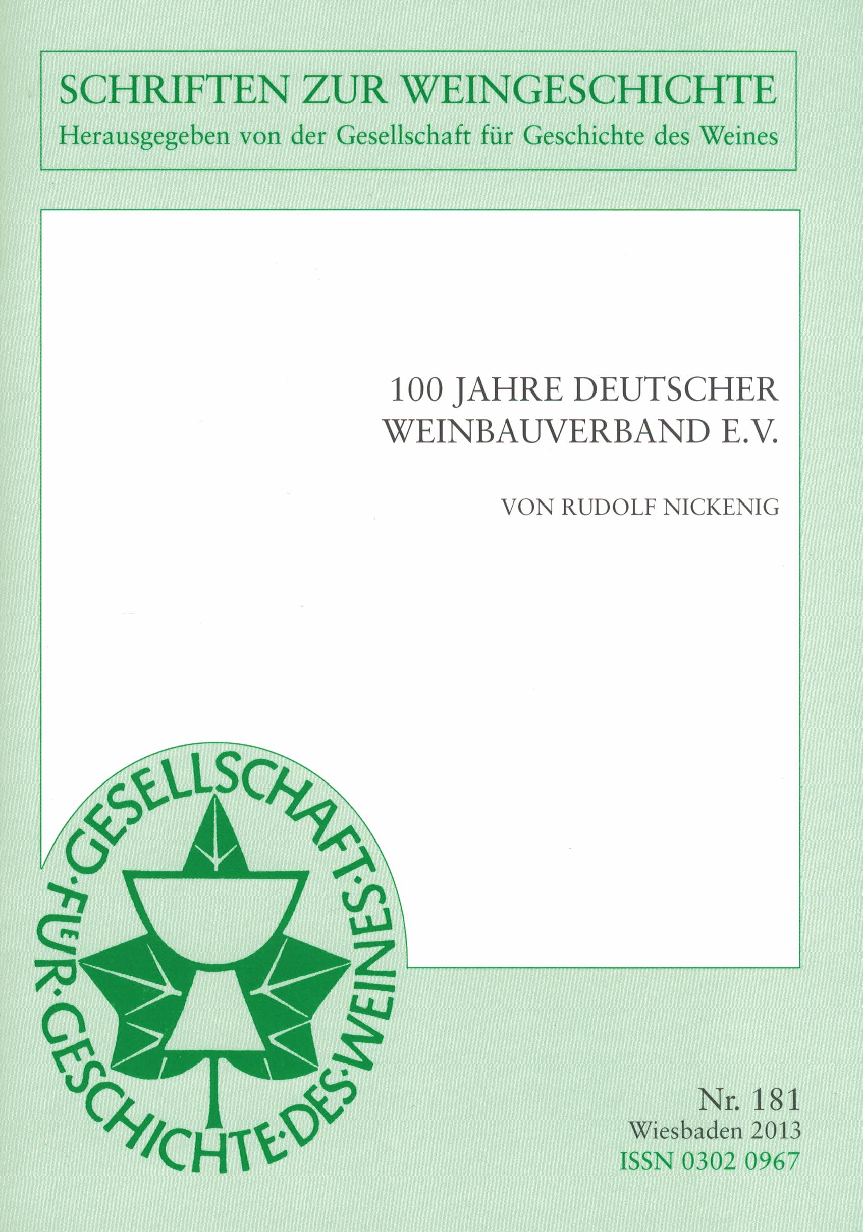 100 Jahre Deutscher Weinbauverband e.V.